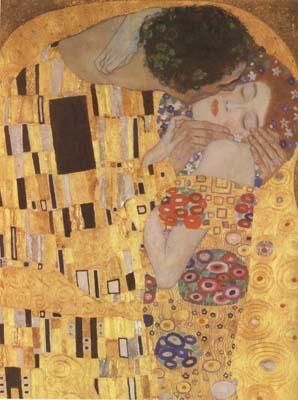 Gustav Klimt The Kiss (detail) (mk20) oil painting image